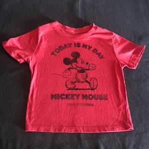5T Mickey Mouse short sleeve tee shirt